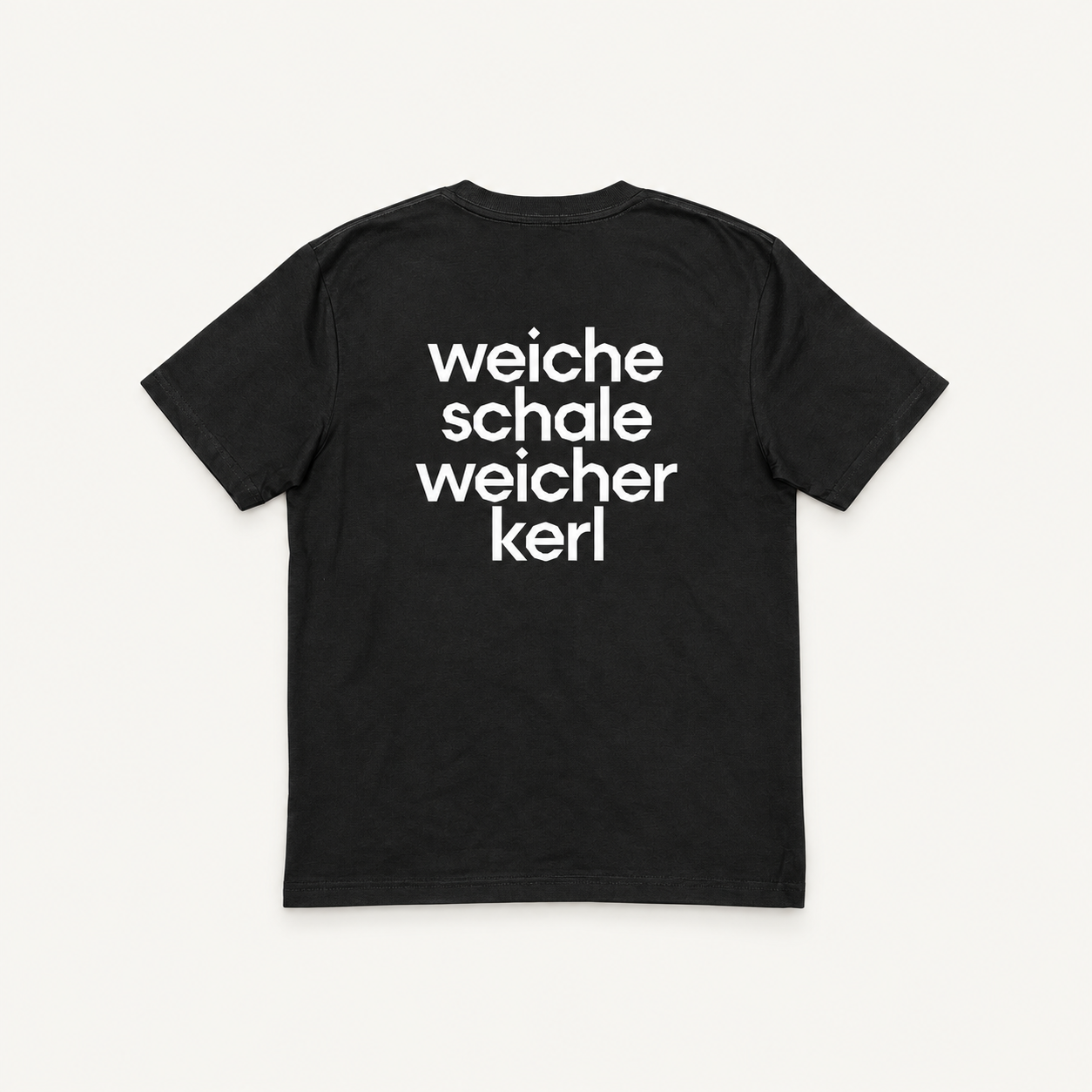 Weicher Kerl T-Shirt Rückseite